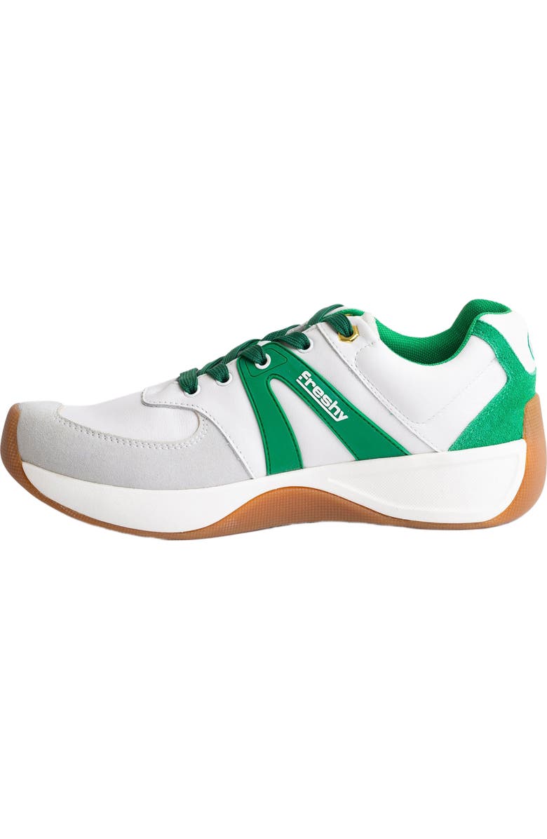 Freshy Supafly Lites Sneaker, Alternate, color, White/Green