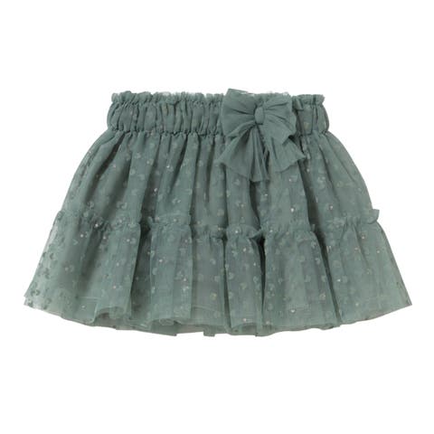 Ruffled Tulle Skirt