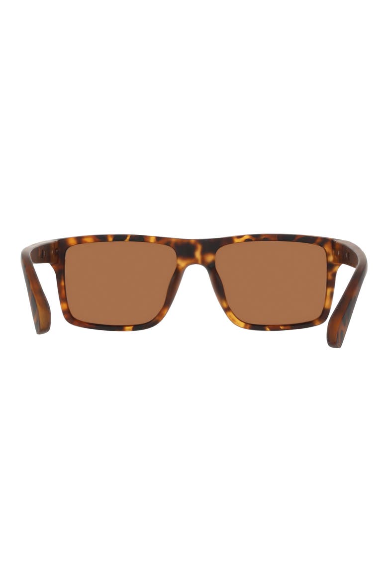 54mm Rectangular Sunglasses, Alternate, color, TORTOISE