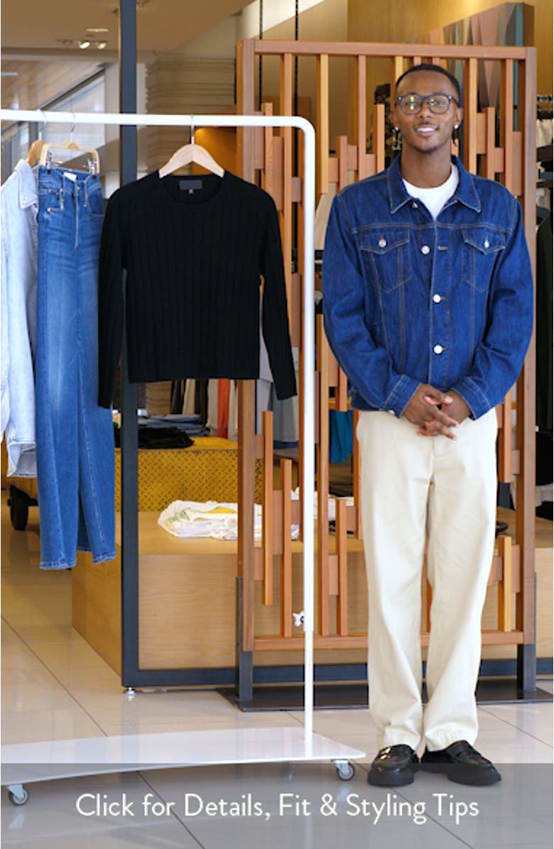 Alise Rib Cashmere Sweater, sales video thumbnail