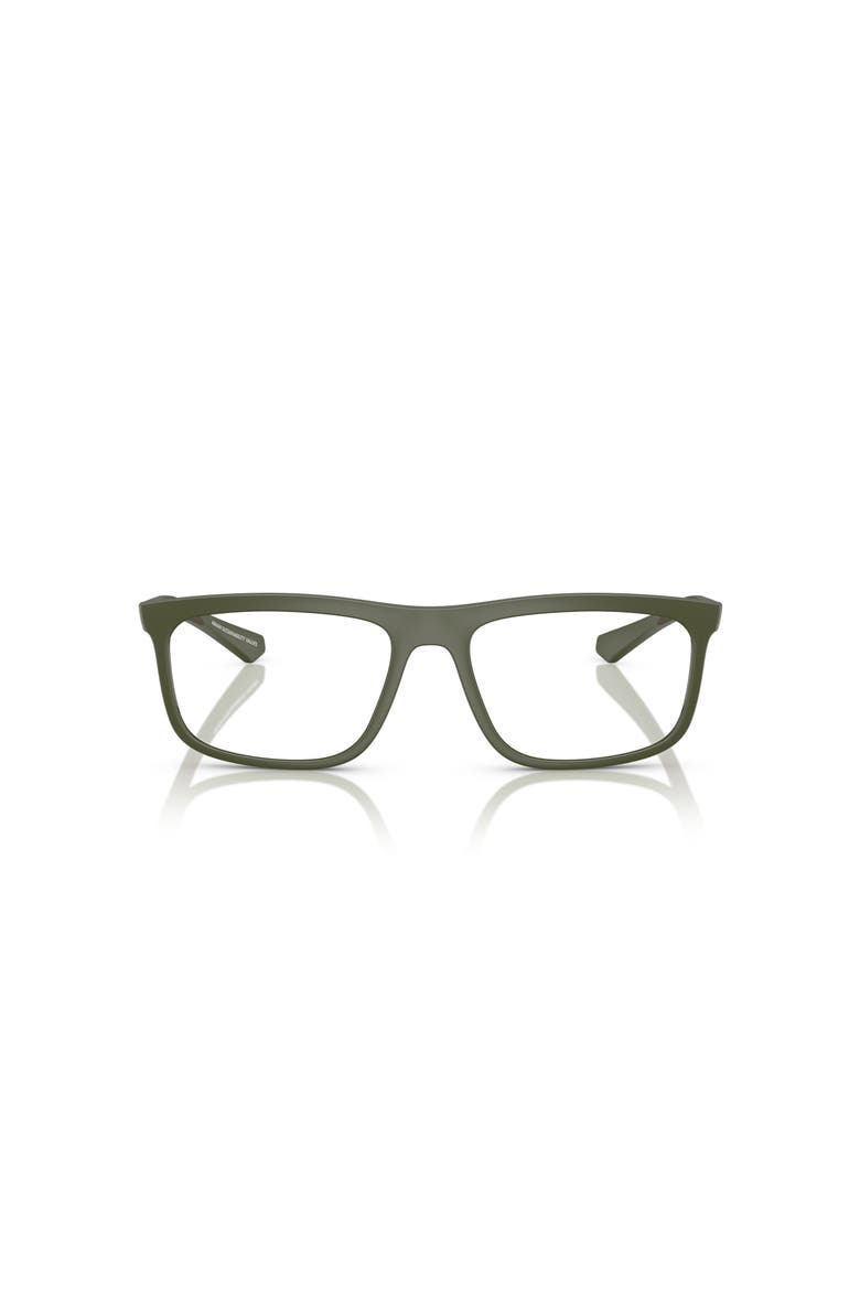 55mm Square optical glasses, Alternate, color, Green
