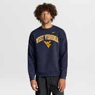 Nike Men's Nike Navy West Virginia Mountaineers Arch Pullover Sweatshirt