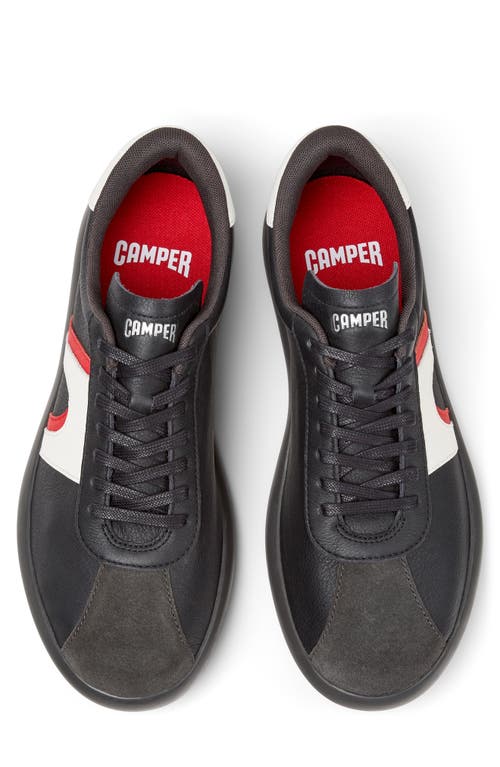 Camper Pelotas Leather Sneakers In Black