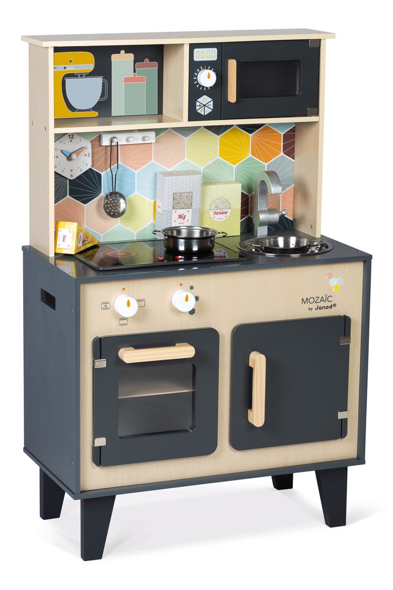 Mosaic Kitchen Playset, Main, color, GREY