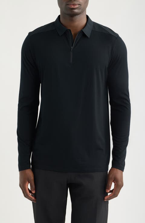 Frame Long Sleeve Polo