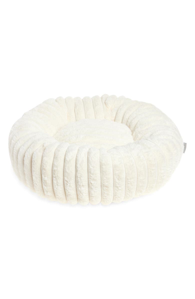 Precious Tails Elle Décor Round Wide Wale Pet Bed, Main, color,