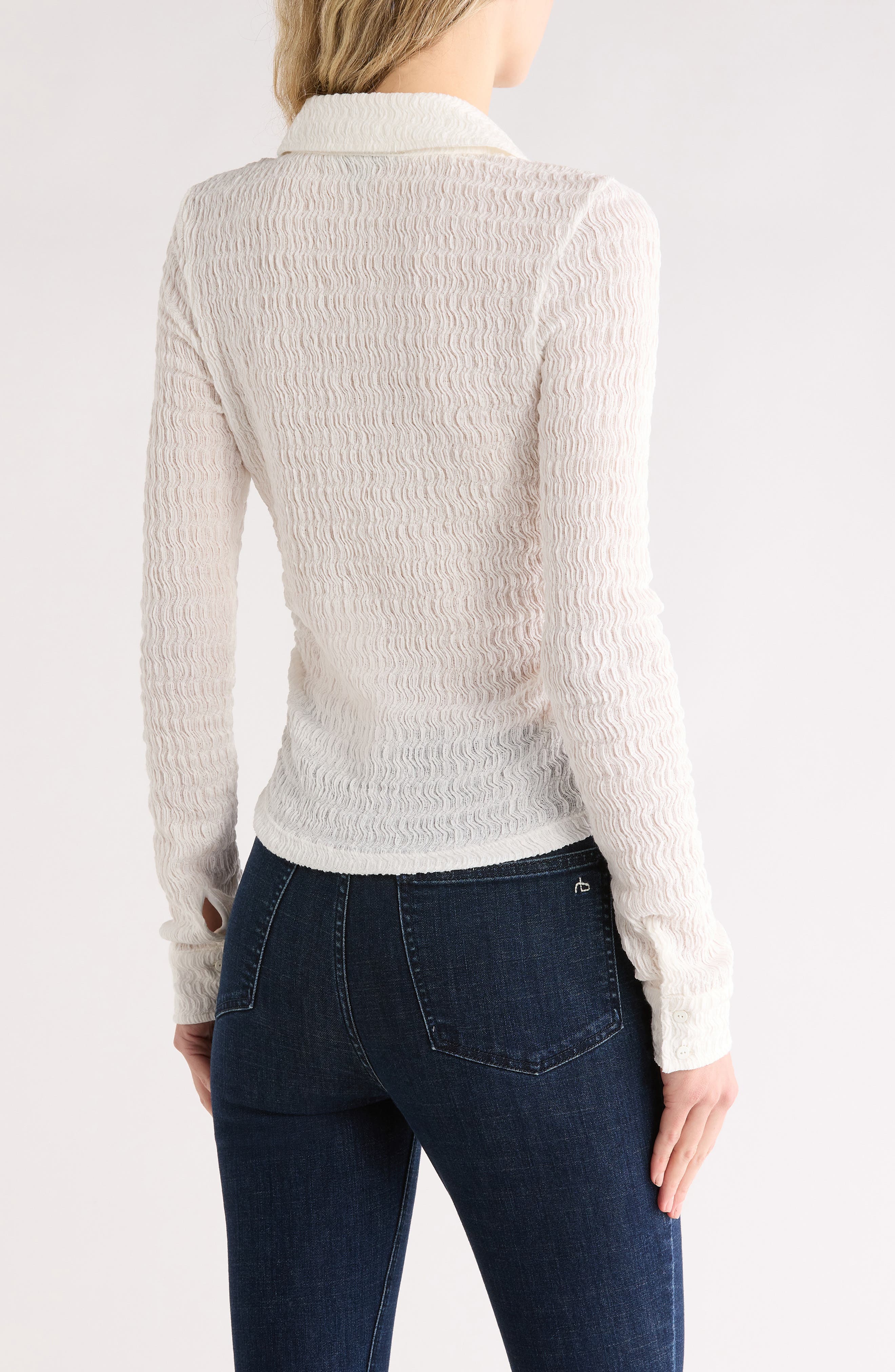 Connie Slim Fit Button-Up Shirt - image 4