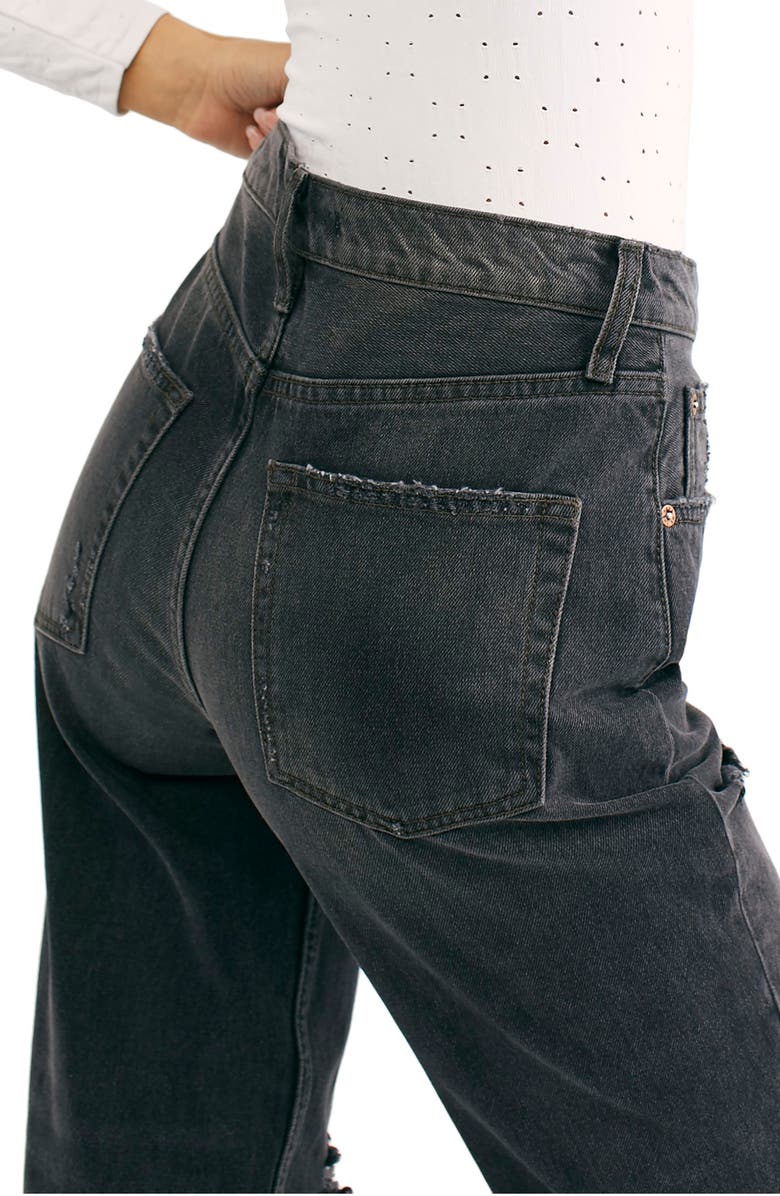 Free People Lita Crop Straight Leg Jeans, Alternate, color,