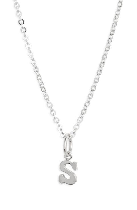 Initial Pendant Necklace