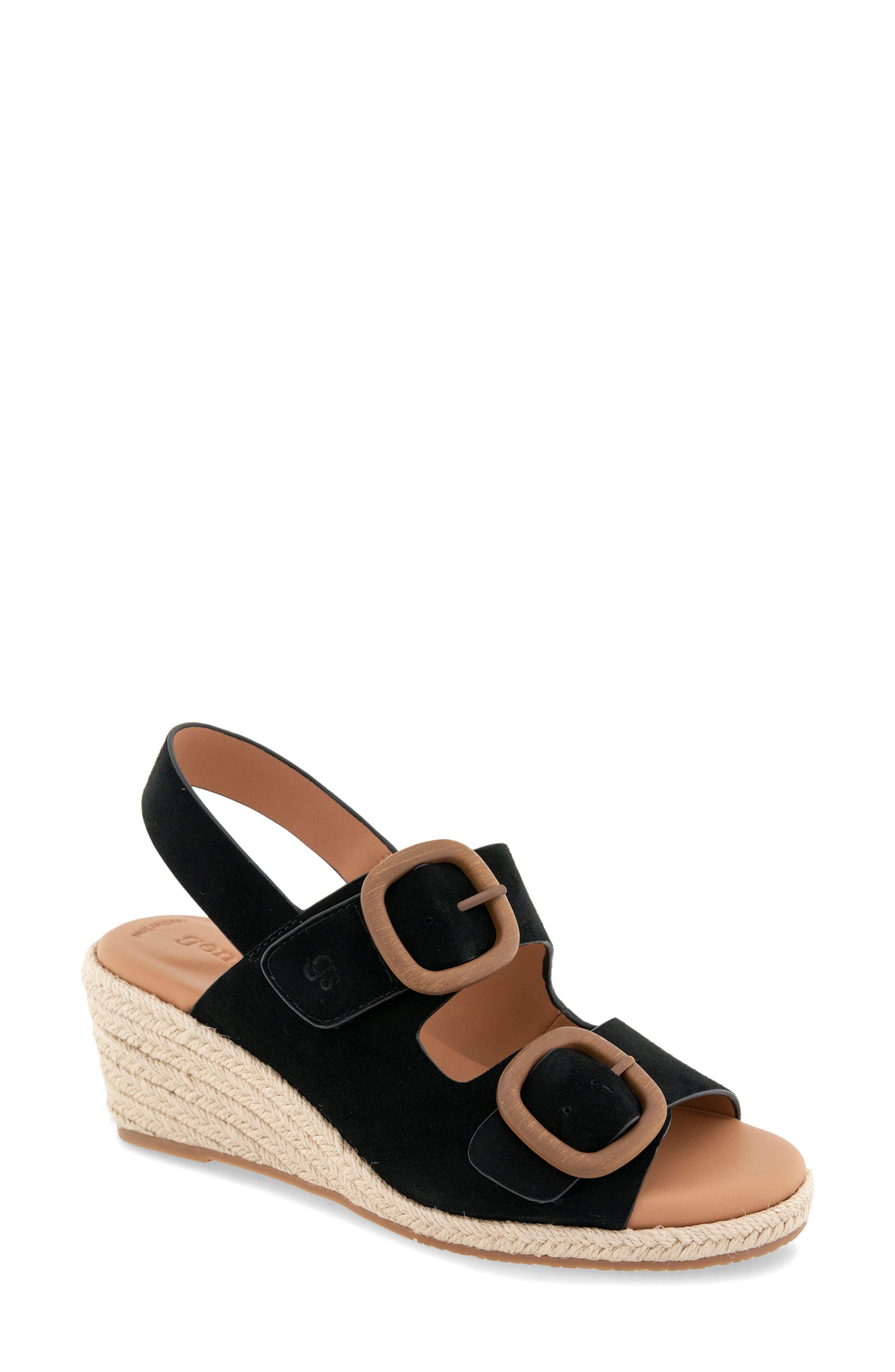 Gentle Souls Greca Espadrille Slingback Platform Wedge Sandal, Main, color, 