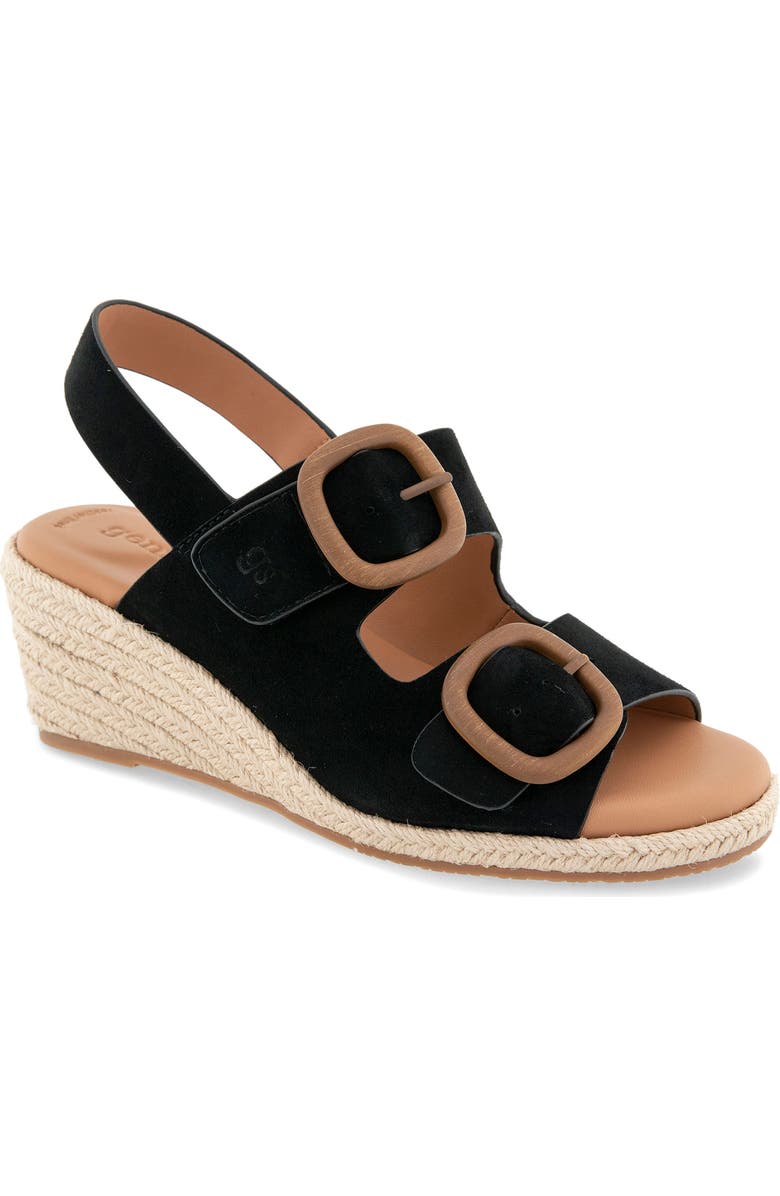 Gentle Souls Greca Espadrille Slingback Platform Wedge Sandal, Main, color,