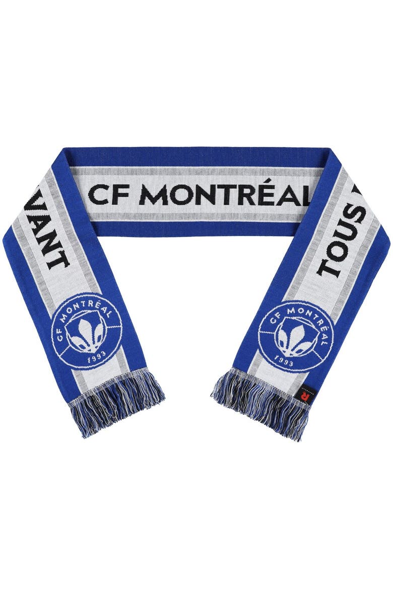 CF Montreal Motto Double-Sided Scarf, Alternate, color, Blue