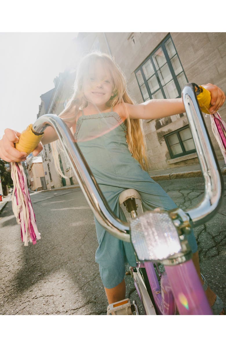 Deux par Deux Wide Leg Chambray Sleeveless Jumpsuit, Alternate, color, Light Blue Chambray