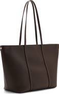 MANGO Faux Leather Shopper Bag