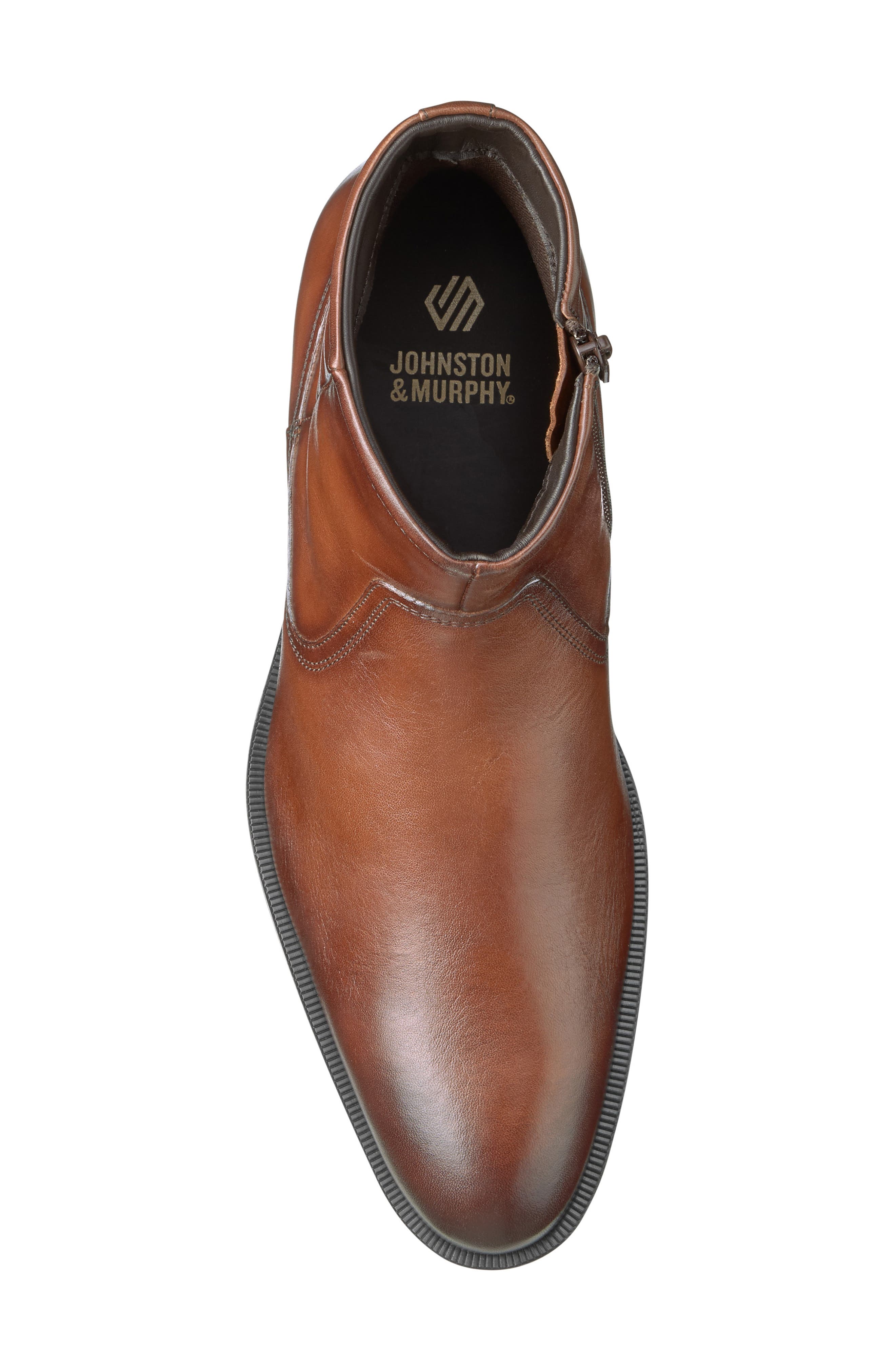 Conlin Inside Zip Boot, Alternate, color, TAN EUROPEAN FULL GRAIN