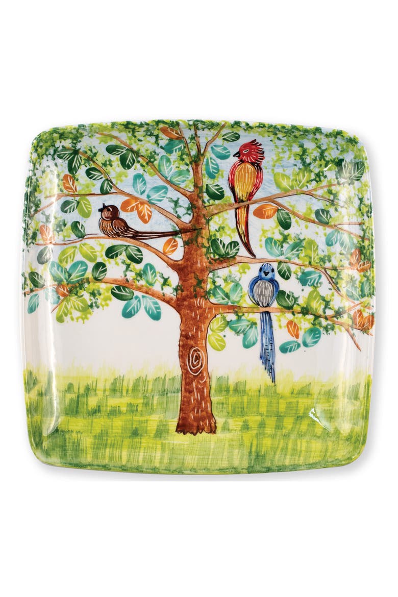 Birds Wall Plate, Main, color, HANDPAINTED