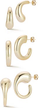 GLAZE JEWELRY Hoop Earrings Set