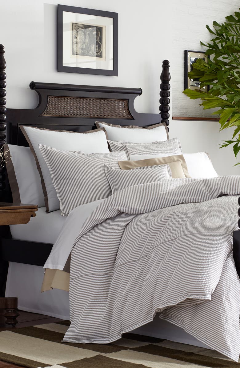 Matouk Matteo Coverlet, Alternate, color, Bark