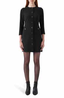 Claire Stretch Crepe Minidress