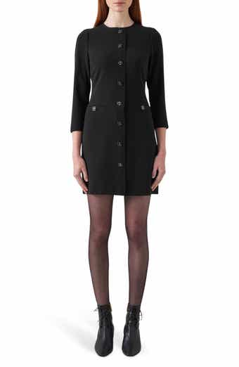Claire Stretch Crepe Minidress