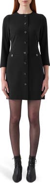 LK Bennett Claire Stretch Crepe Minidress