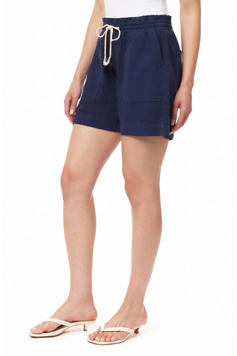 Trapunto Stitched Pocket Pull-On Shorts, Alternate, color, NAVAL ACADEMY