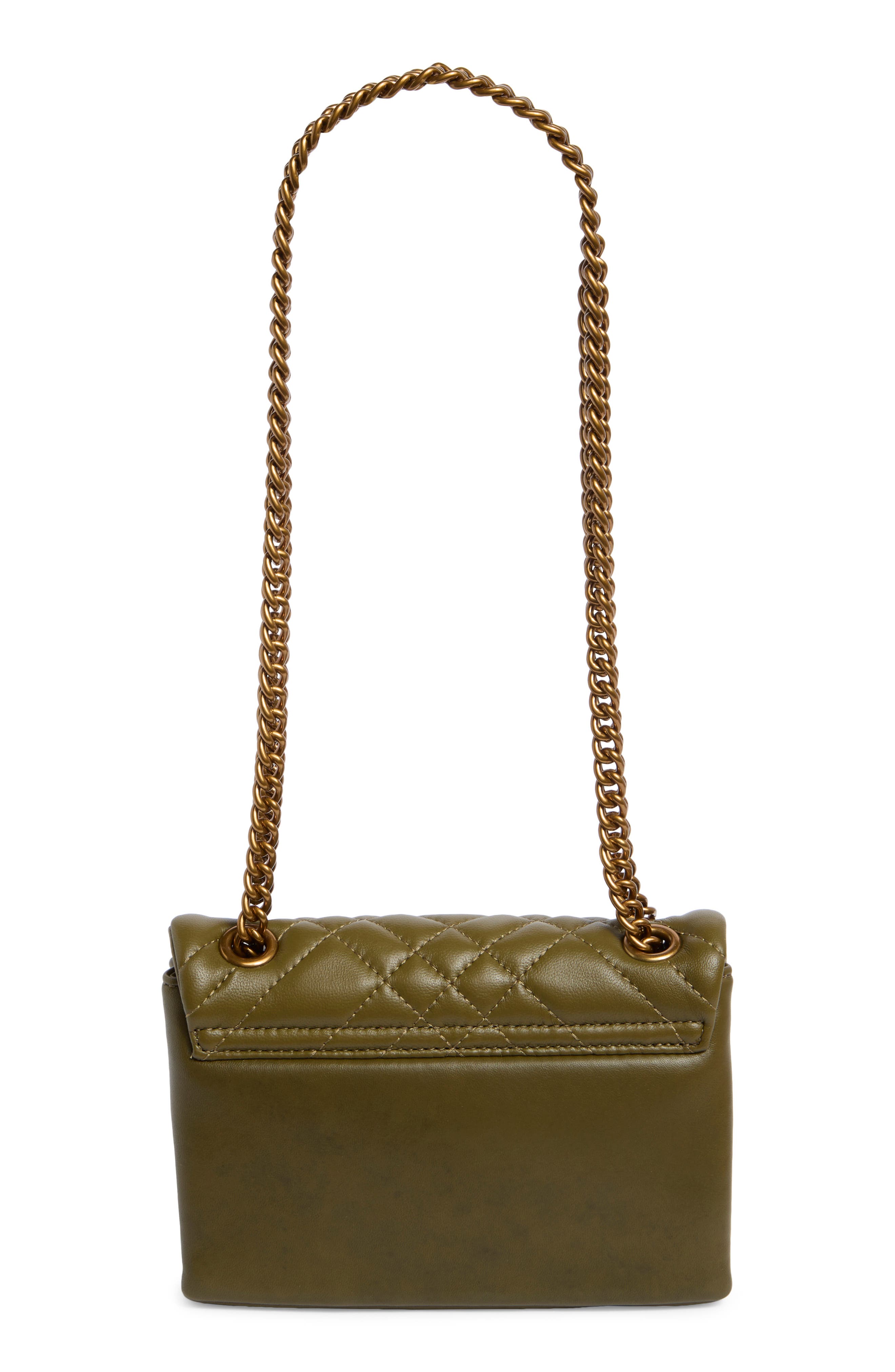 Kurt Geiger London Mini Brixton Bag, Alternate, color, Khaki Leather
