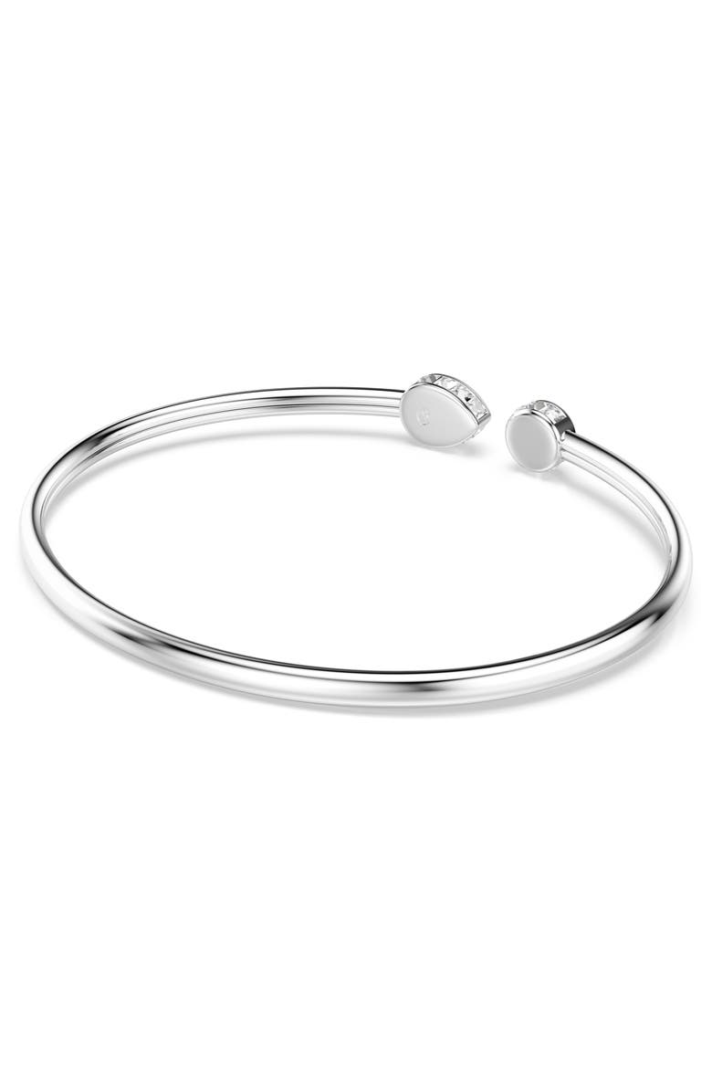Swarovski Chroma Open Bangle Bracelet, Alternate, color, Silver/ Multi