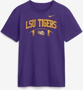 Nike Men's Nike Purple LSU Tigers Primetime Football Icon T-Shirt