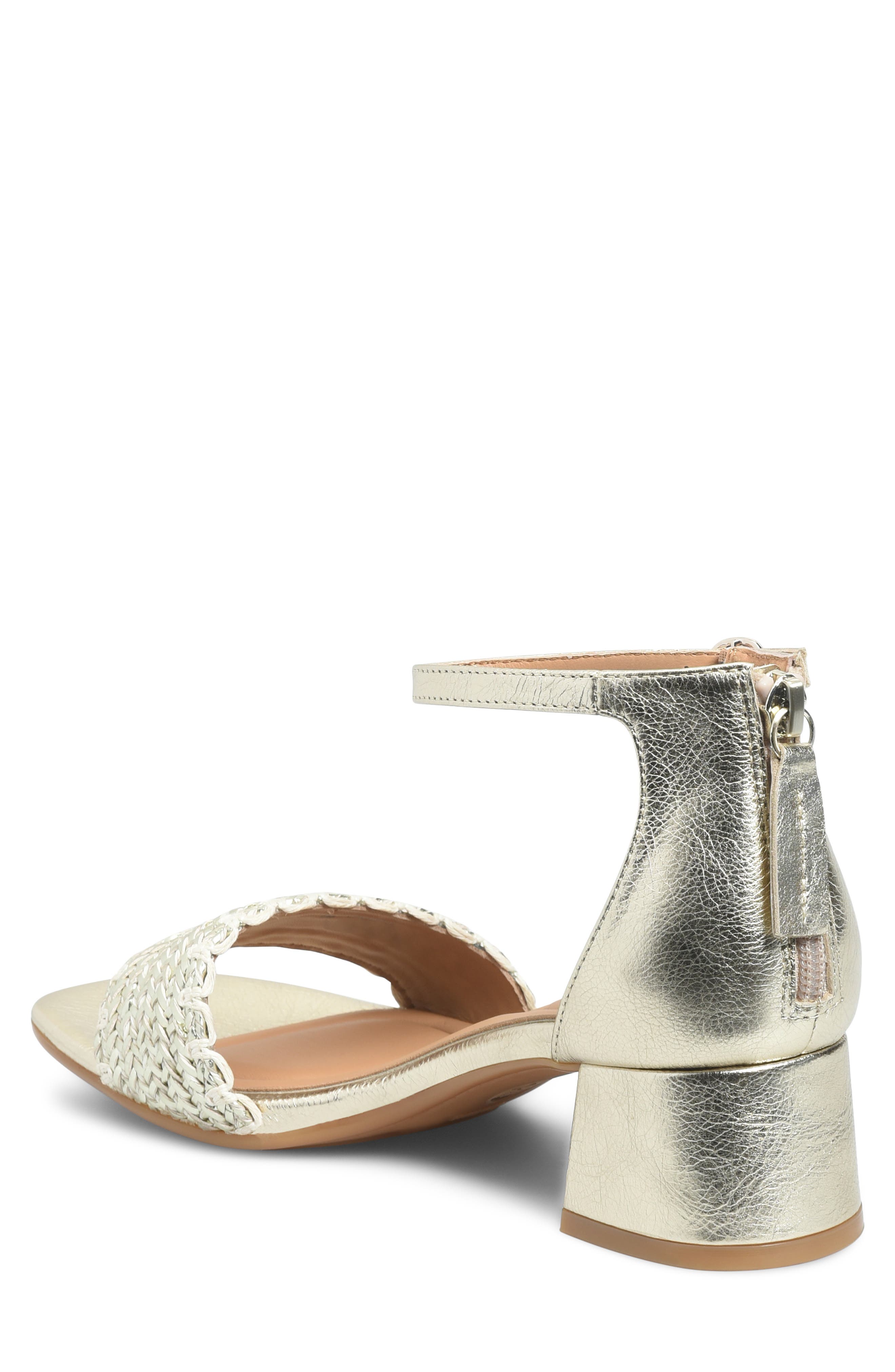Söfft Lilah Ankle Strap Sandal, Alternate, color, Platino