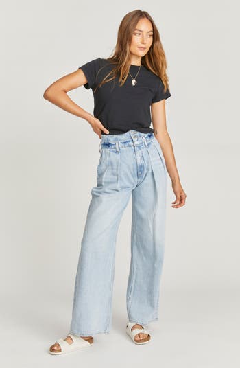 Cora x Amsterdam High Waist Wide Leg Jeans