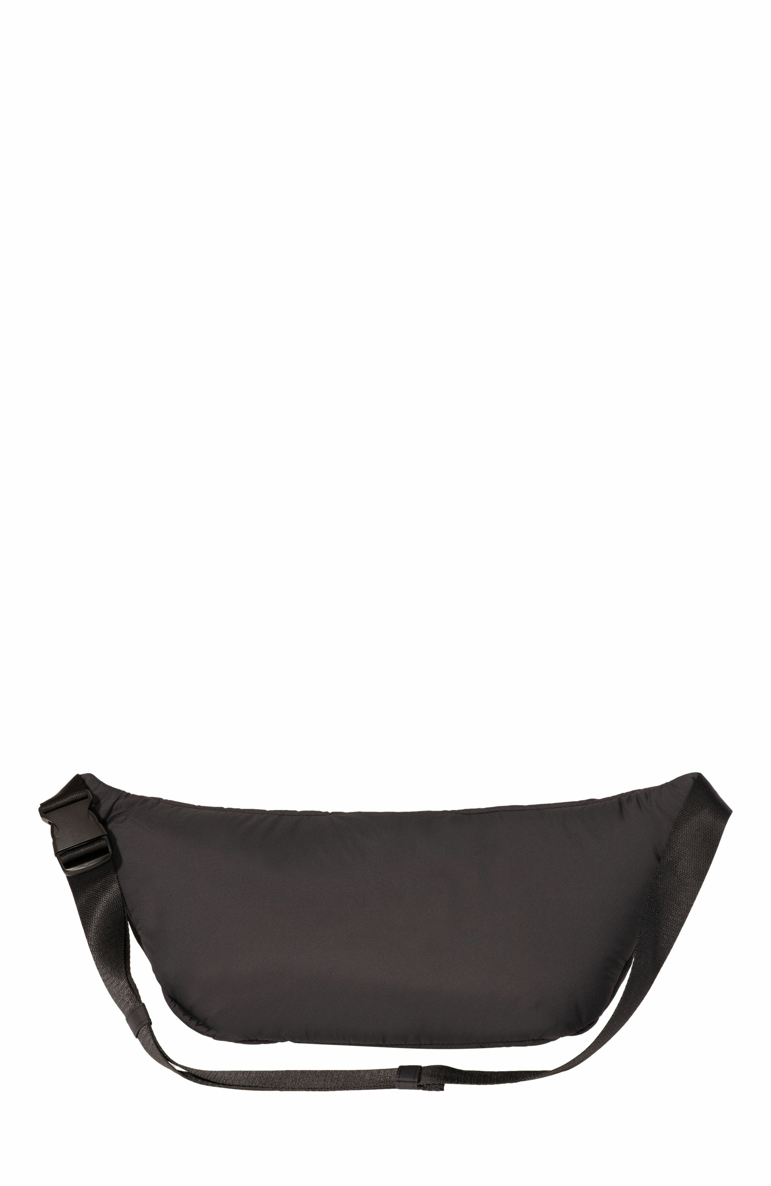 BAGGALLINI Oslo Sling Bag, Alternate, color, Black Puff