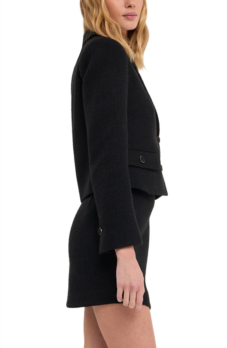 Endless Rose Crop Tweed Blazer, Alternate, color, 