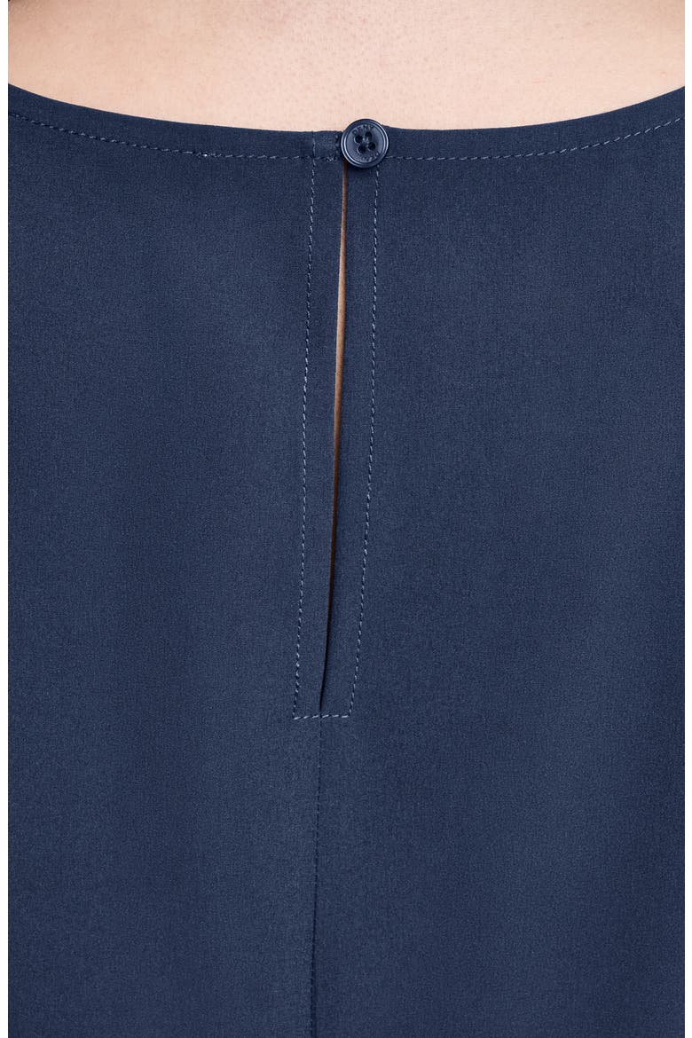 Commuter Sleeveless Swing Minidress, Alternate, color, INDIGO