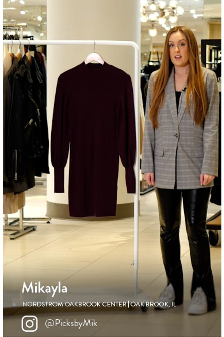 Holly Karris Blouson Sleeve Sweater Dress video