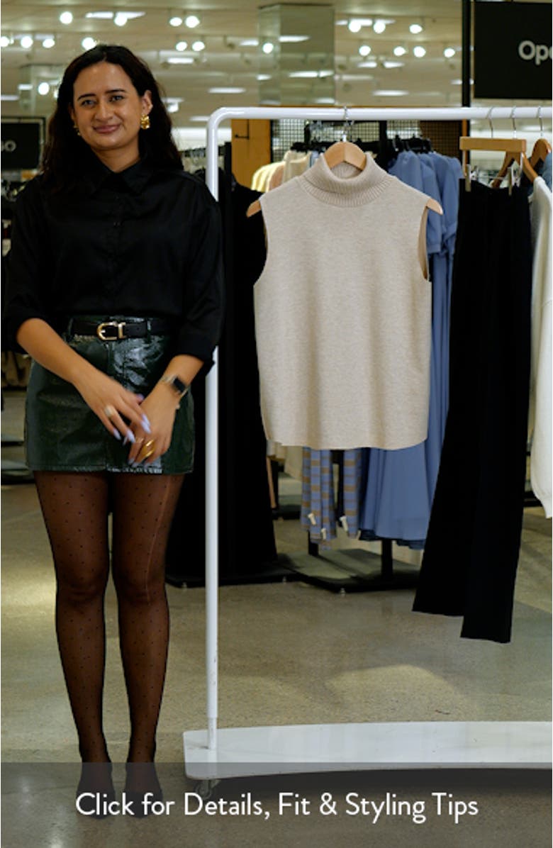 Sleeveless Turtleneck Sweater, sales video thumbnail