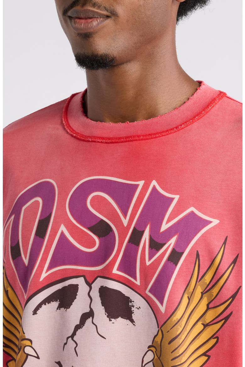 Thunder Graphic Long Sleeve T-Shirt, Alternate, color, RED