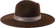 MARCUS ADLER Wide Brim Felt Panama Hat