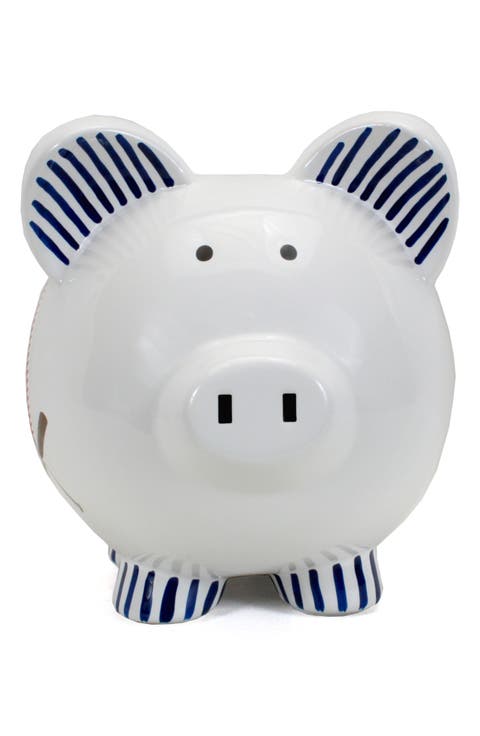 Baseball Ceramic Piggy Bank