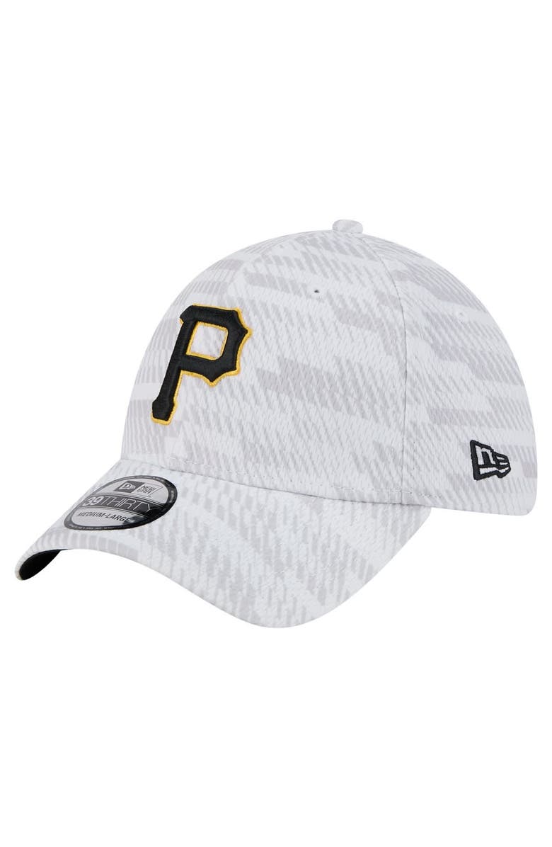 New Era Men's New Era White Pittsburgh Pirates Graded 39THIRTY Stretch Fit Hat, Main, color, White