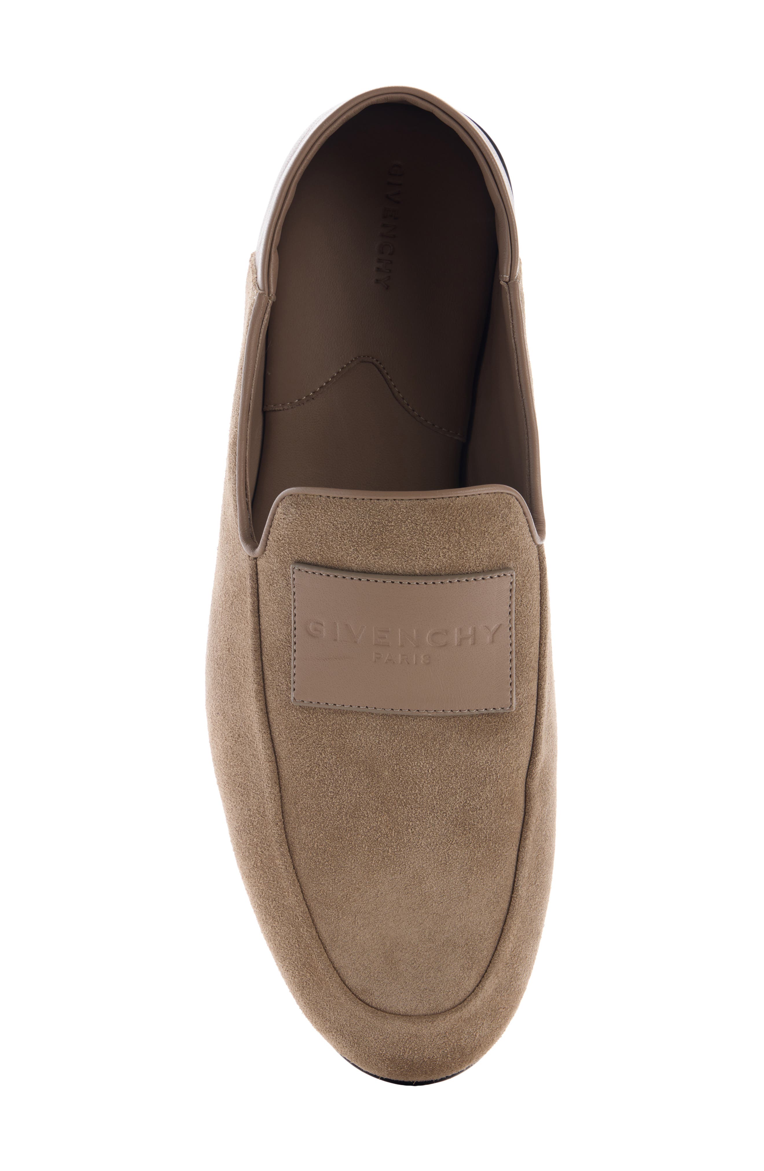 Givenchy Logo Label Convertible Loafer, Alternate, color, Taupe