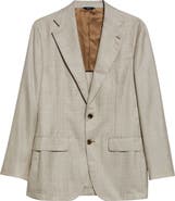 Thom Sweeney Glen Plaid Cashmere & Silk Sport Coat