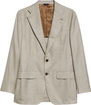 Thom Sweeney Glen Plaid Cashmere & Silk Sport Coat