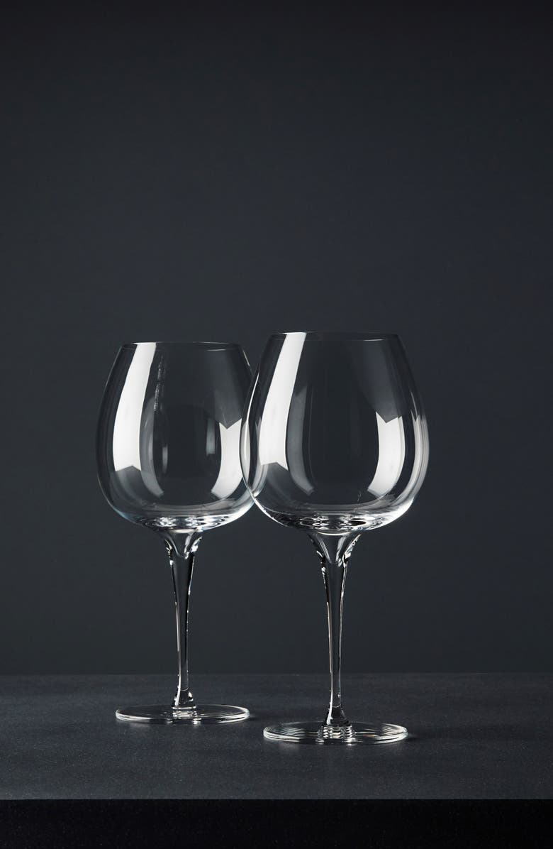 Nambé Vie Set of 2 Pinot Noir Glasses, Alternate, color, 