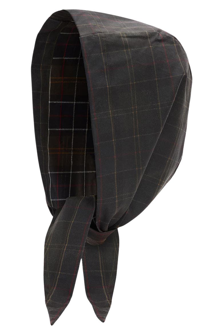 Arlene Waxed Headscarf, Alternate, color, CLASSIC TARTAN