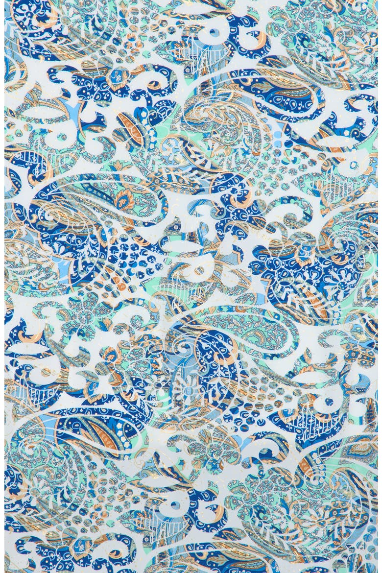 Abstract Cover-Up Pareo, Alternate, color, BLUE