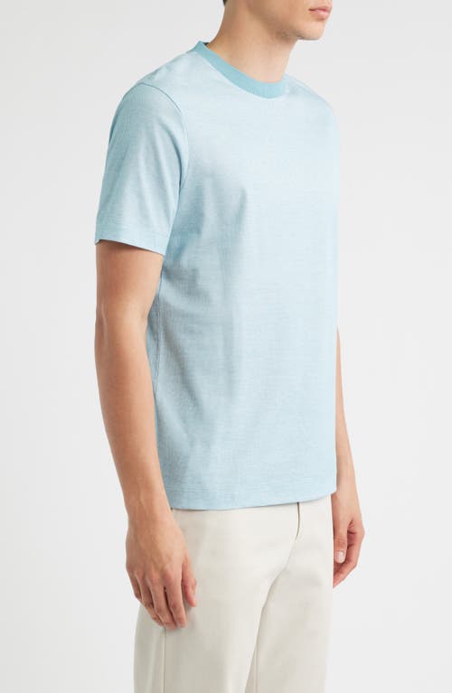 Hugo Boss Boss Thompson Cotton T-shirt In Blue