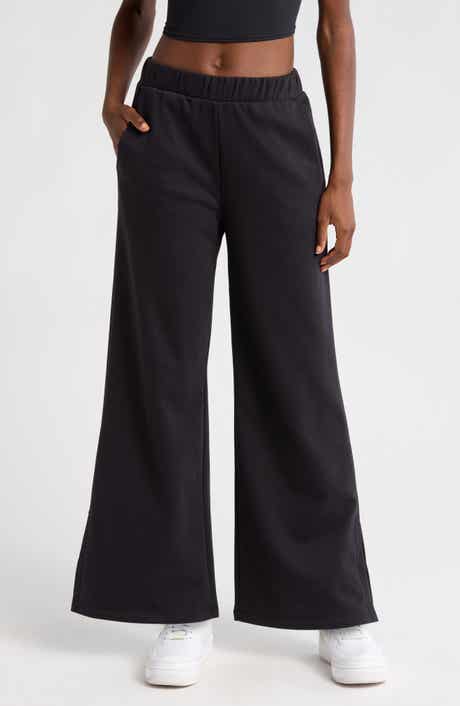 Beyond Yoga Open Ended Mid Rise Wide Leg Pants