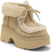 UGG® Esmee Genuine Shearling Detail Lace-Up Boot