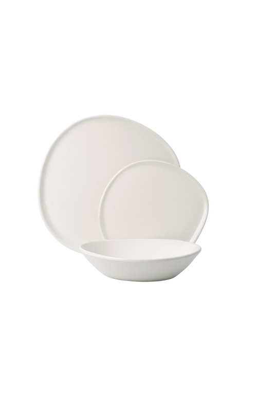 Haand Ripple Dinner Setting Set In White